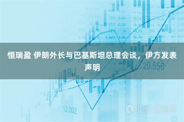 恒瑞盈 伊朗外长与巴基斯坦总理会谈，伊方发表声明