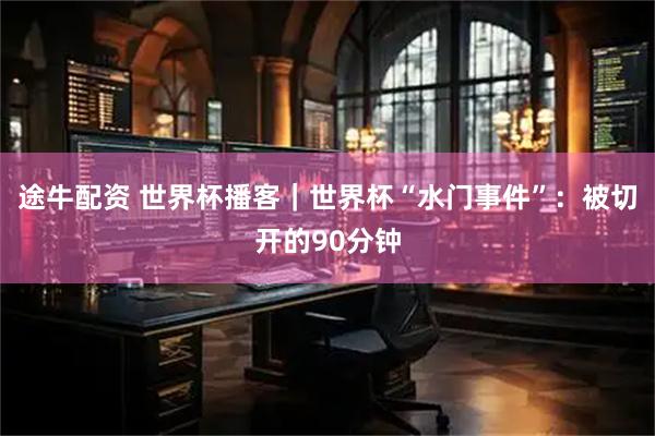 途牛配资 世界杯播客｜世界杯“水门事件”：被切开的90分钟
